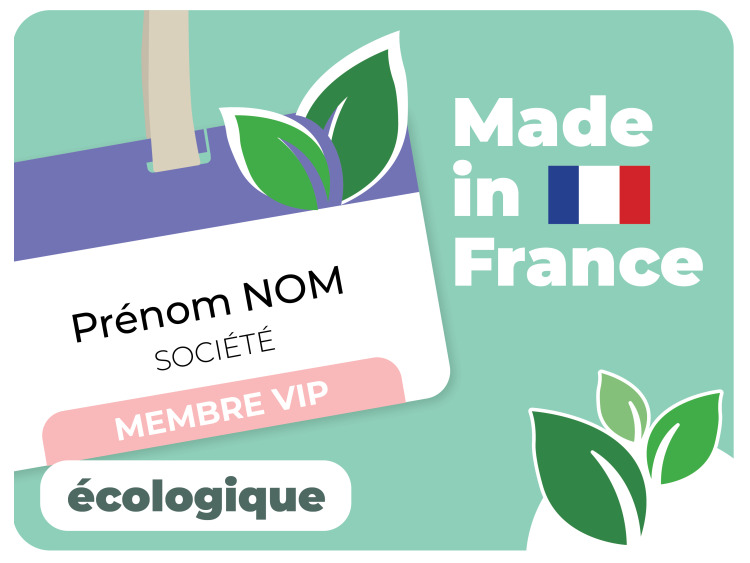 Badges &eacute;cologique Origine France