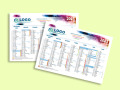 Calendriers papiers cartonn&eacute;s 2027