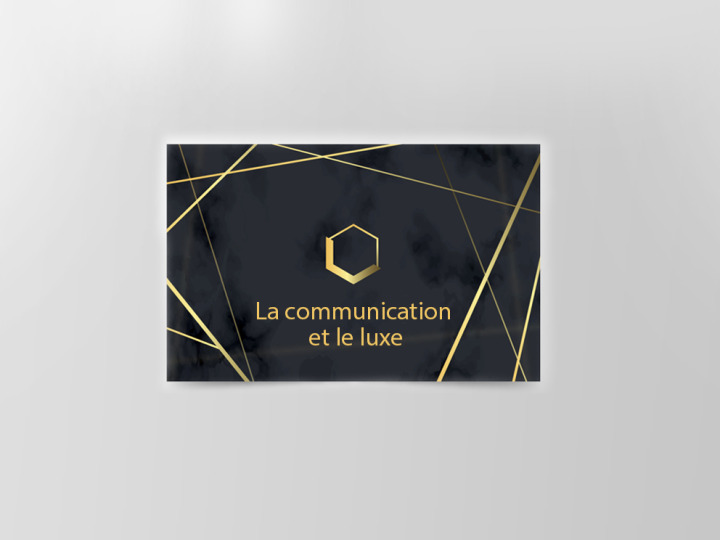 Cartes de visite or argent