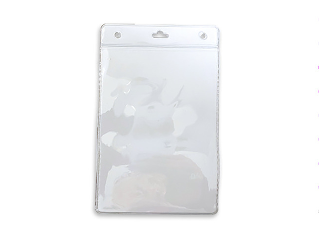<b>DESTOCKAGE  Porte badge souple transparent <b>