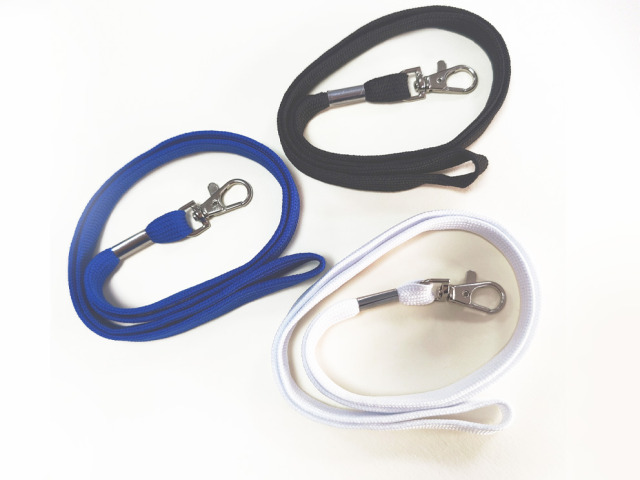 Tours de cou badge bouton poussoir